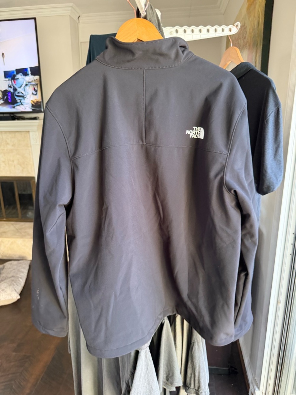NORTH FACE MENS RAIN FLEECE JACKET - Picture 2 of 2